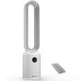thumbnail image 1 of Comfort Zone 40" Bladeless Tower Fan with Remote Control, 9H Timer, White, 1 of 7