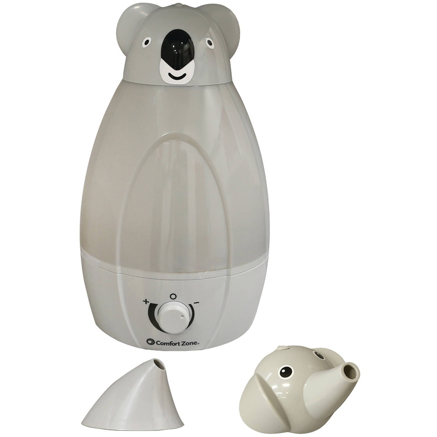 Comfort Zone Ultrasonic Cool Mist Humidifier with Bonus Spouts