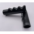 thumbnail image 1 of Comfort axis Finger Nub Non-Slip Classic Ribbed Grips for 3/4" Handle Bar, Black - 1 Pair, 1 of 5