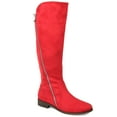 thumbnail image 1 of Comfort by Brinley Co. Womens Faux Suede Riding Boot, 1 of 9