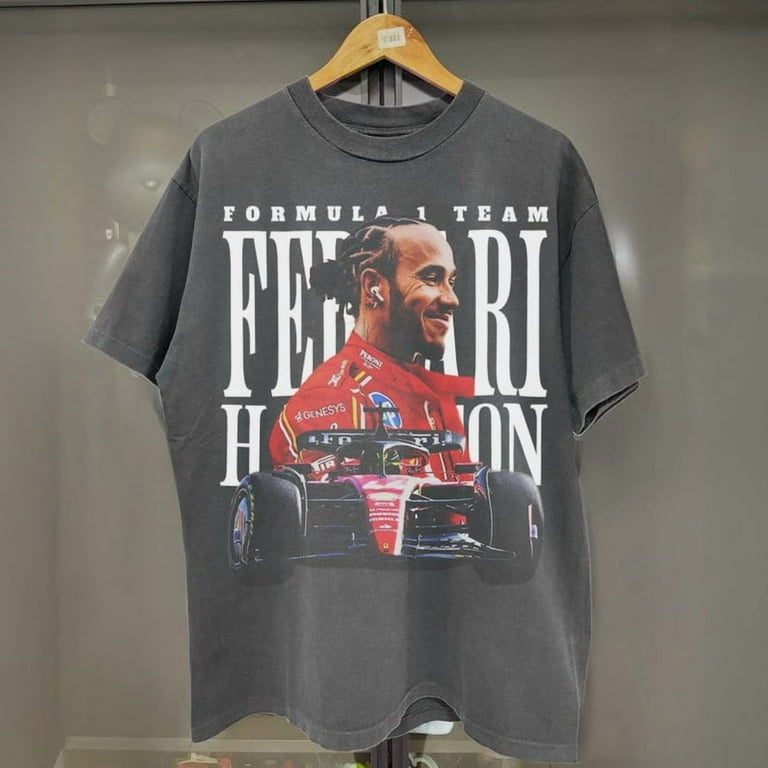 Comfort color Lewis Hamilton Ferrari F1 T-Shirt, Vintage Hamilton