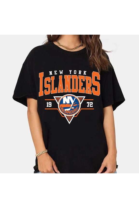 Comfort colors Vintage 90s New York Hockey T-Shirt, Islanders Shirt, Gift For Ice Hockey Fan