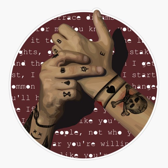 Comfort hands Sticker