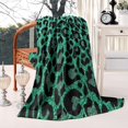 thumbnail image 1 of Comfort with Leopard Print Fleece Blanket - Soft Cozy & Fleece Blanket for Bed Sofa Travel & Camping,Blanket for All Seasons 50x60 inches, 1 of 5