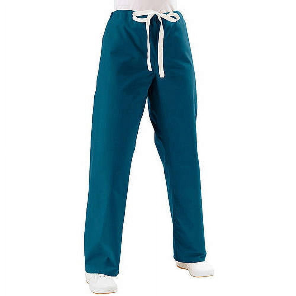 Best Medical Unisex Reversible Drawstring Scrub Pant W/ Pocket Burgundy