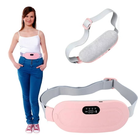 ComfortEase on-the-go Pink Heating Pad for Discomfort , 4 Massage, 3 Temp Modes-Body Treats by Shay