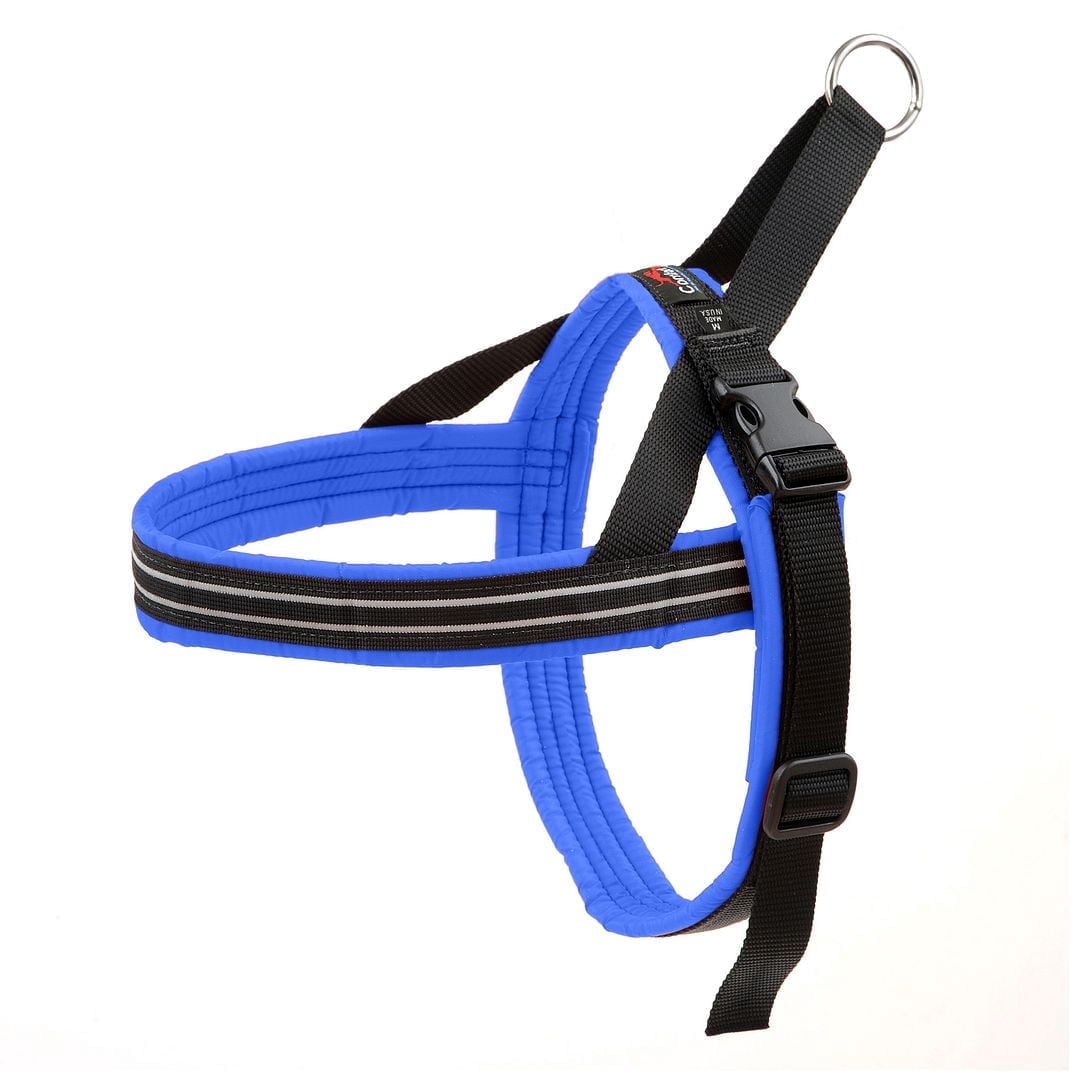 ComfortFlex Sport Dog Harness – No-Choke, Fully Padded, Non-Chafing Harness - Blue Jay, Medium