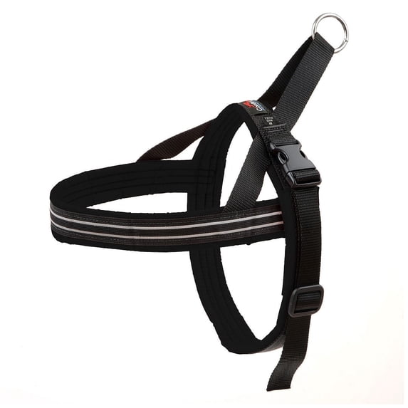 ComfortFlex Sport Dog Harness – No-Choke, Fully Padded, Non-Chafing Harness - Raven Black, XXLarge