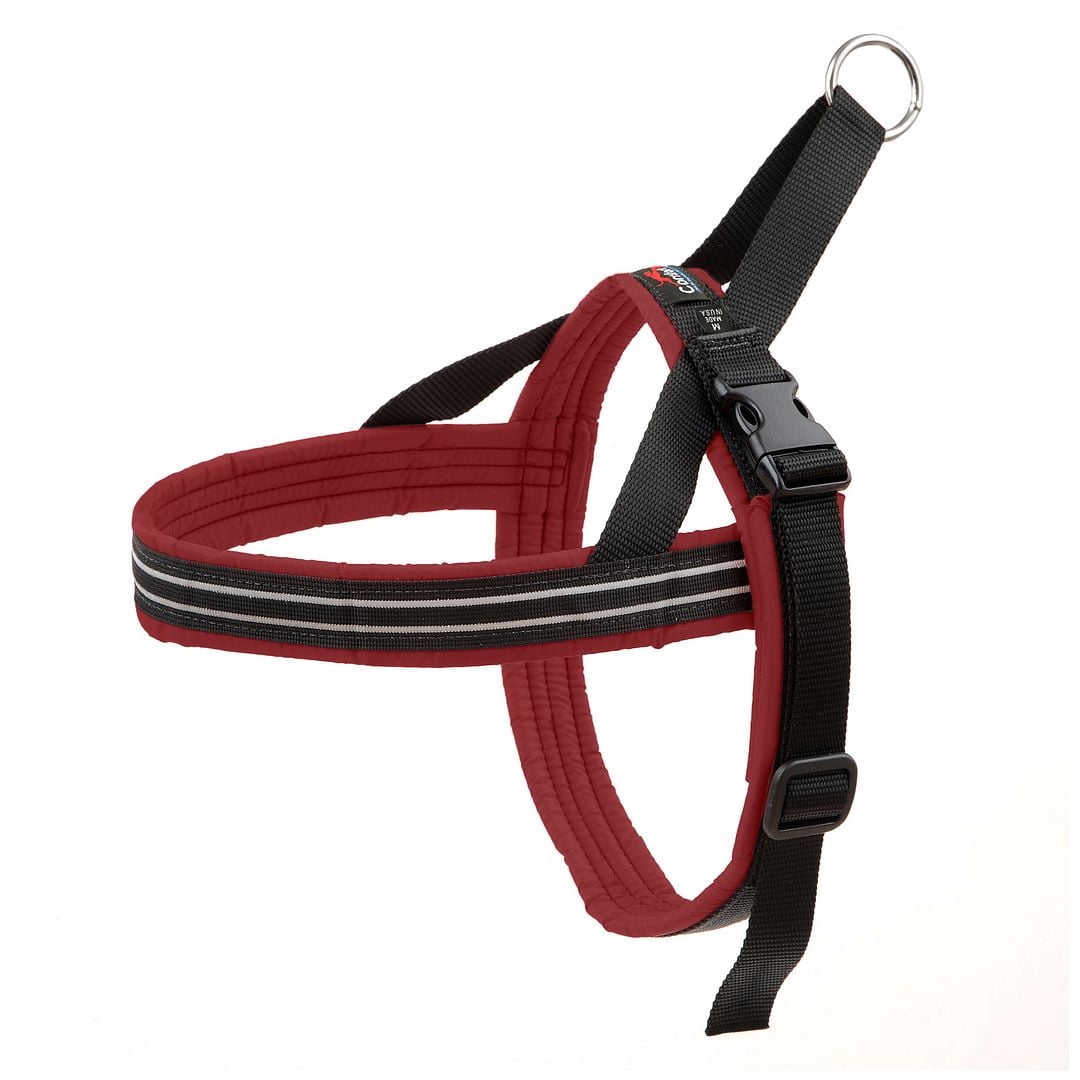 ComfortFlex Sport Dog Harness – No-Choke, Fully Padded, Non-Chafing Harness - Bordeaux, Large