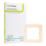 ComfortFoam Border Foam Dressing 4 x 8" Rectangle Polyurethane Foam 43480 5 per Box