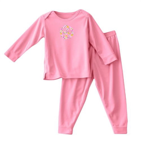 ComfortLuxe 2 Piece Set Silky, Pink Peace, 12 Months Multi-Colored