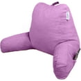 thumbnail image 1 of ComfortSpa Backrest Reading Pillow, Bed Rest Pillow with Arms for Sitting In Bed, Memory Foam Back Support Pillow, Lavender Purple, Washable Cover, 1 of 9