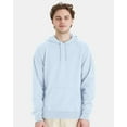 thumbnail image 1 of ComfortWash by Hanes B35800265 Garment-Dyed Unisex Hooded Sweatshirt, Soothing Blue - Large, 1 of 5