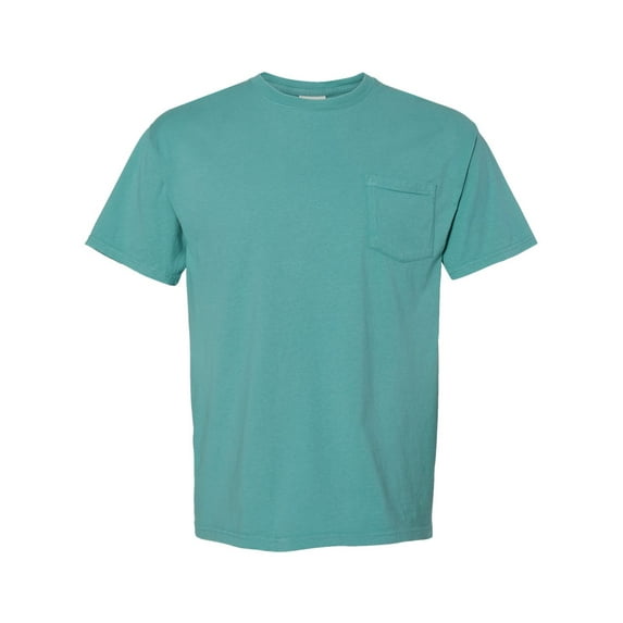 ComfortWash by Hanes GDH150 Unisex 5.5 oz., 100% Ringspun Cotton Garment-Dyed T-Shirt with Pocket (2 PACK)