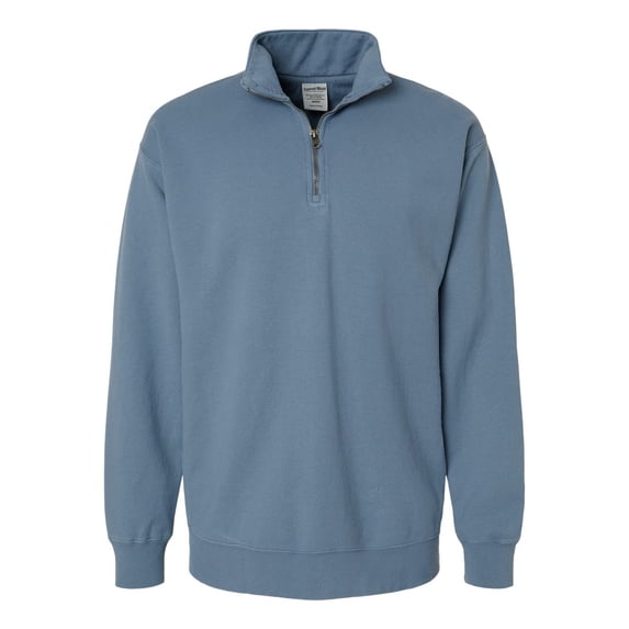 ComfortWash by Hanes GDH425 Garment-Dyed Quarter-Zip Sweatshirt-Saltwater-XL