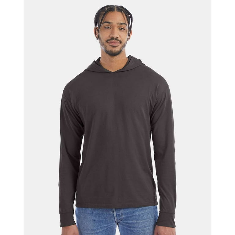 hanes hooded t shirt