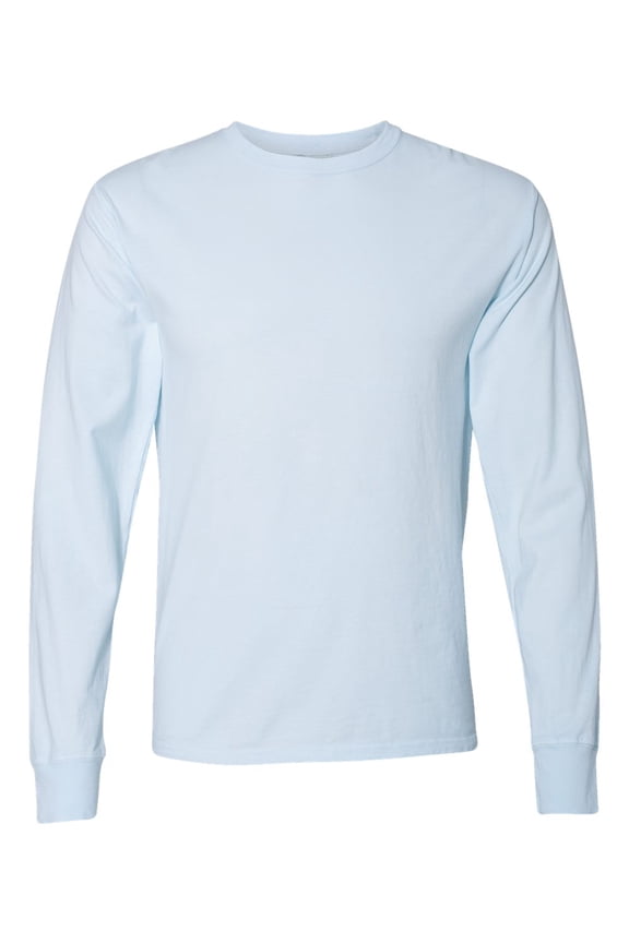 by Hanes Garment Dyed Long Sleeve T-Shirt Size up to 5XL