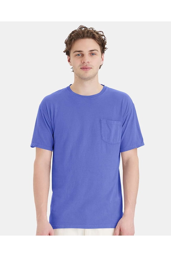 by Hanes Garment Dyed Pocket T-Shirt