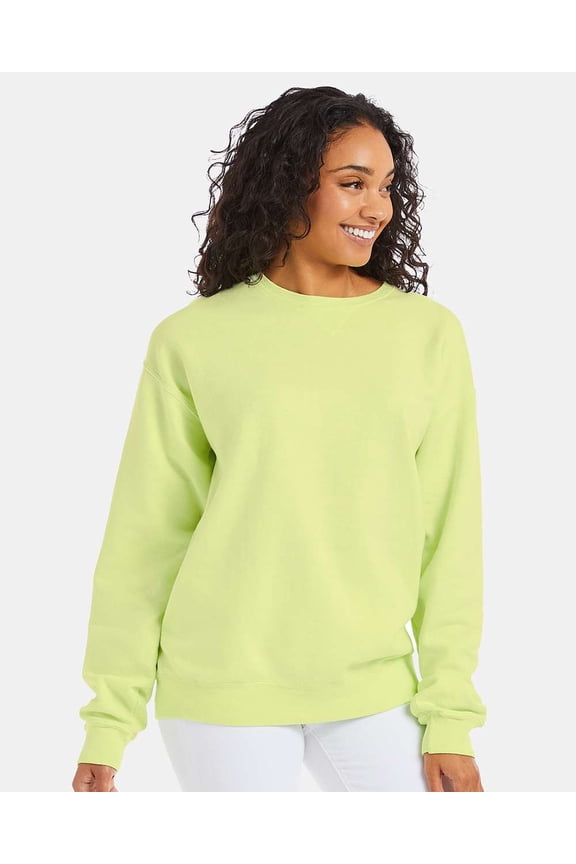 by Hanes Garment Dyed Unisex Crewneck Sweatshirt