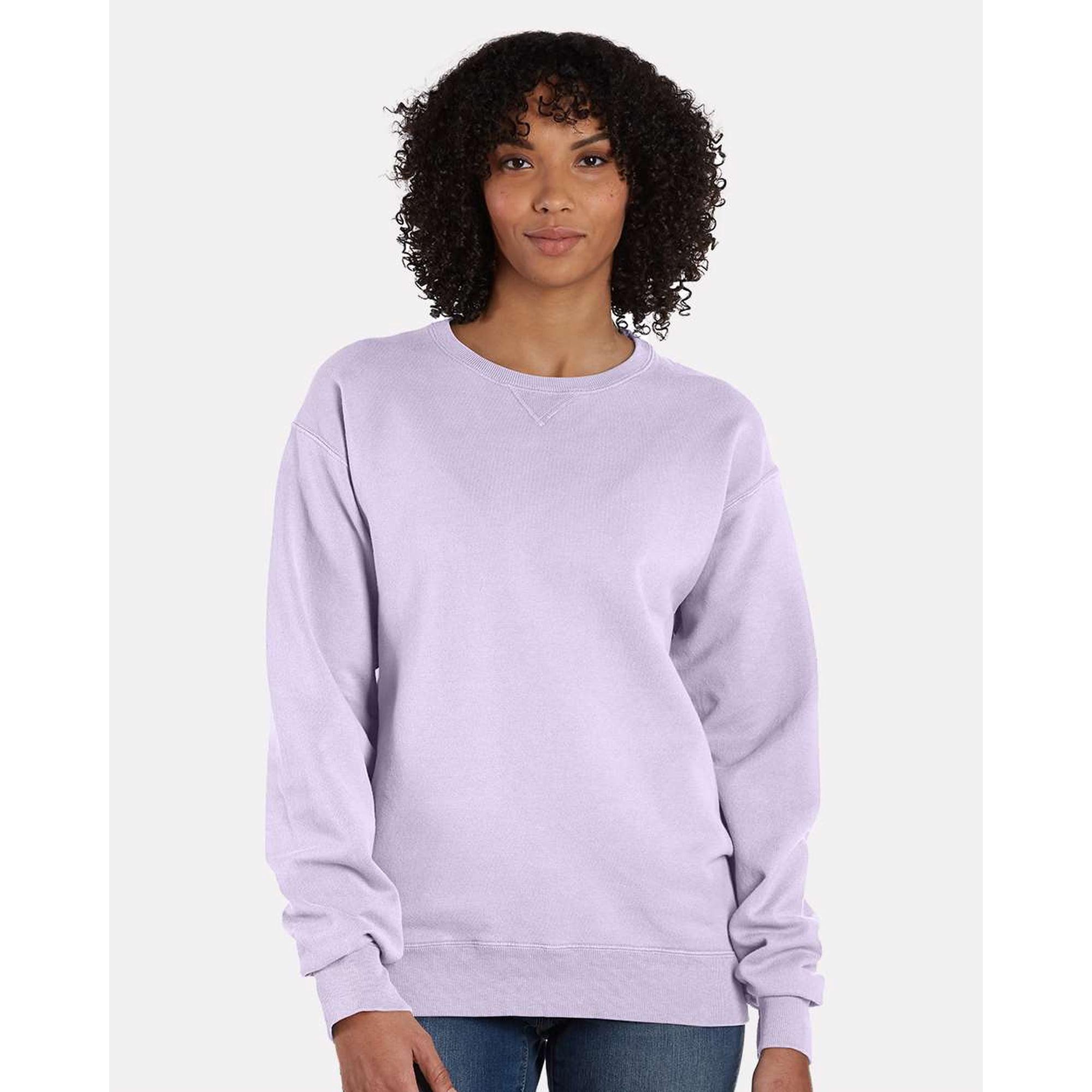 ComfortWash by Hanes Garment-Dyed Unisex Crewneck Sweatshirt - Walmart.com
