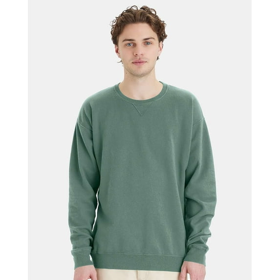 ComfortWash by Hanes Garment Dyed Unisex Crewneck Sweatshirt