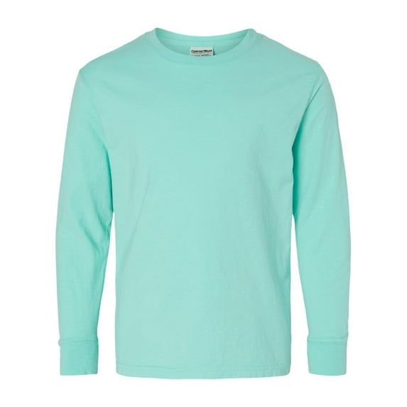 ComfortWash by Hanes - Garment-Dyed Youth Long Sleeve T-Shirt - GDH275 - Mint
