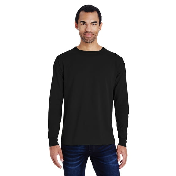 ComfortWash by Hanes Unisex 5.5 oz., 100% Ringspun Cotton Garment-Dyed Long-Sleeve T-Shirt - GDH200
