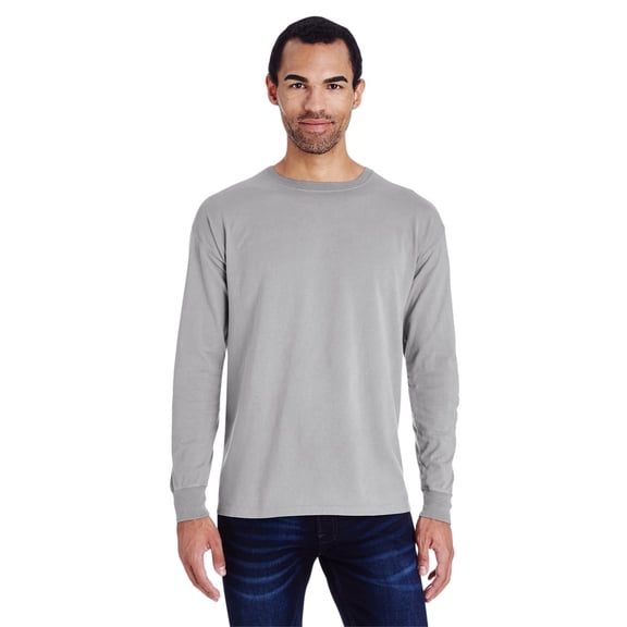ComfortWash by Hanes Unisex 5.5 oz., 100% Ringspun Cotton Garment-Dyed Long-Sleeve T-Shirt - GDH200