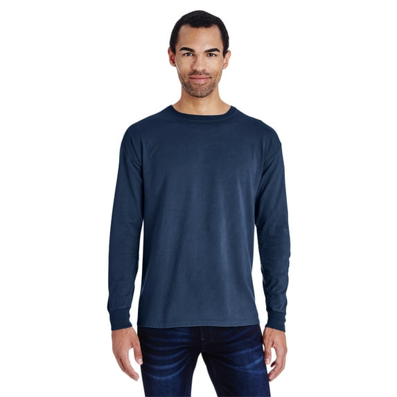 ComfortWash by Hanes Unisex 5.5 oz., 100% Ringspun Cotton Garment-Dyed Long-Sleeve T-Shirt - GDH200