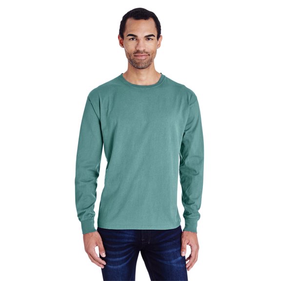 ComfortWash by Hanes Unisex 5.5 oz., 100% Ringspun Cotton Garment-Dyed Long-Sleeve T-Shirt - GDH200