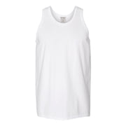 Hanes Unisex Garment Dyed Cotton Tank White 3XL