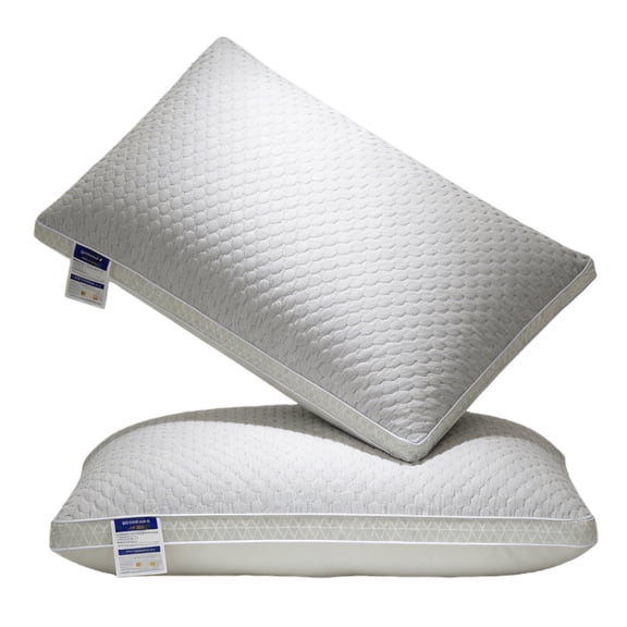 Comfortable 2-Pack Bean 3D Pillow (29.13" x 18.9"), All-Season, Cooling and Supportive