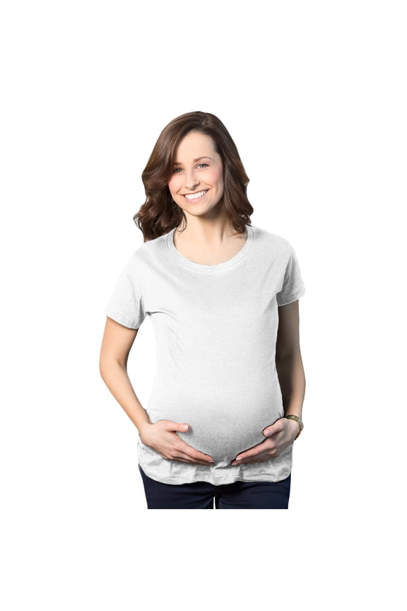 Comfortable 3 Pack Maternity Shirts Blank Pregnancy Shirts Plain Fitted Tees