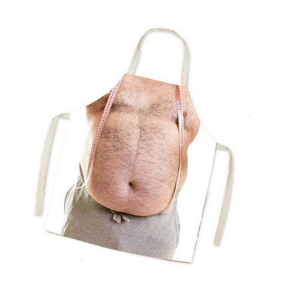 Comfortable 3D Print Apron Adjustable Size For Different Body Type And Occasion