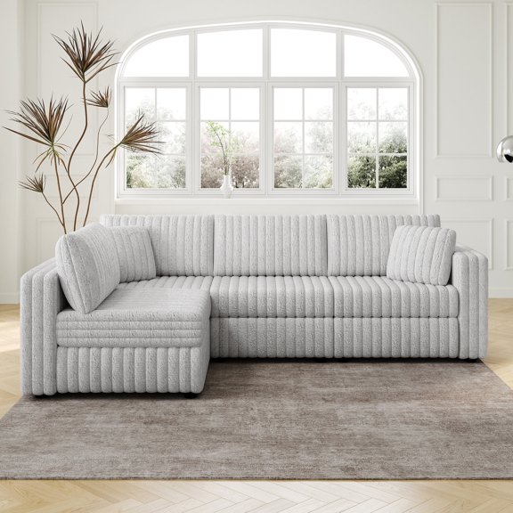 Comfortable Acrylic Imitation Rabbit Plush Sofa / Adaptable to Various Space Requirements