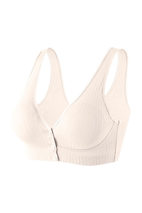 Comfortable Adjustable Bra No Underwire Seamless, High Resilience Band, Nylon Spandex, Plus Size Support