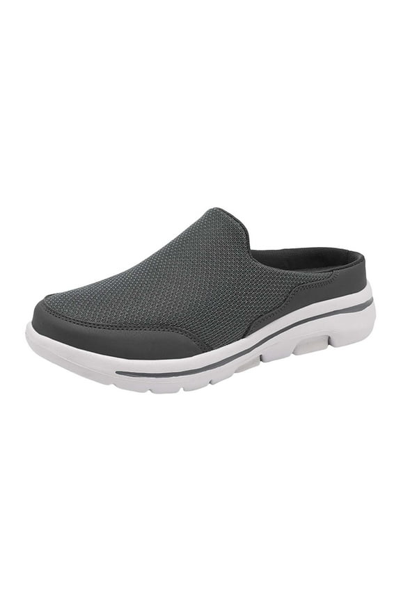 Comfortable And Breathable Flat Soled Slip On Mesh Heelless Casual Shoes For Men And Women
