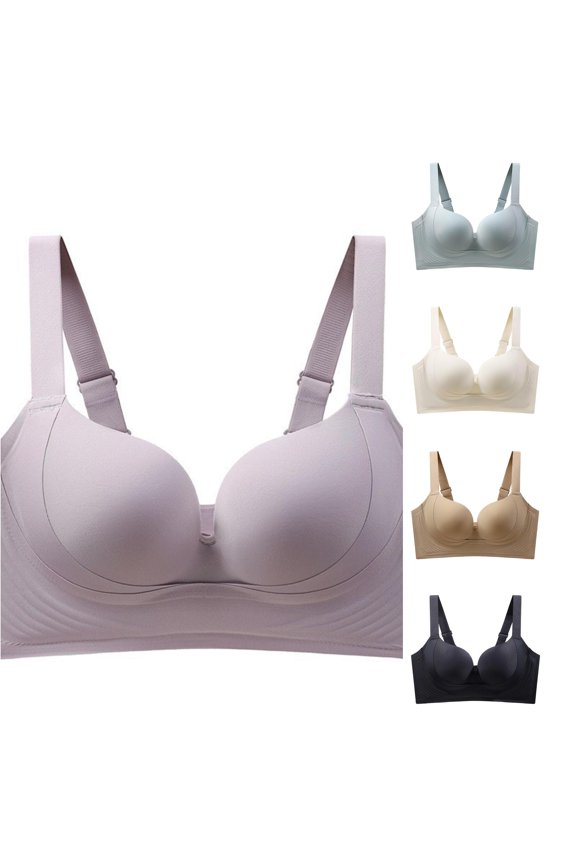 Comfortable And Transparent Shoulder Strap Cordless Backless Spongeless with Convertible Shoulder Straps Women Strapless Bras