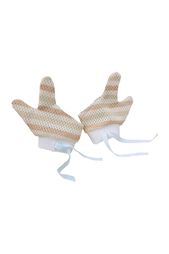 Comfortable Baby Finger Sleeves Biting Proof Gloves For Thumb Chewing Prevention Easy To Clean Fabric
