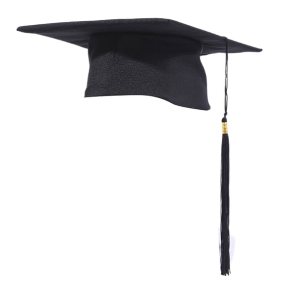 Comfortable Bachelor Degree Hat Black Mortarboard Hat For Graduation Ceremony