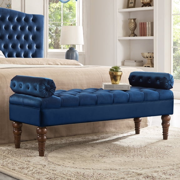 Comfortable Bench with Armrest / Great for Bedroom Rest / Easy to Put Together