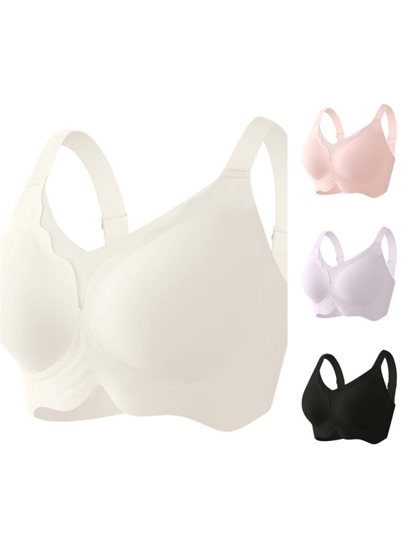 Comfortable Big Size Bra for Everyday Use Outdoor Activities And More Designed for Support with Four Hooks Sports Bras with Cups