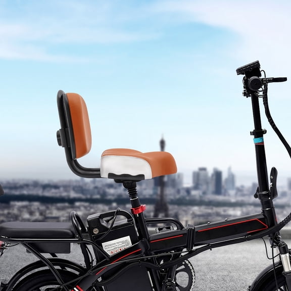 Comfortable Bike Seat with Backrest, Adjustable Height, Durable Polyethylene Foam and Iron, Ideal for Long Rides, Easy Installation, Perfect Gift for Cyclists