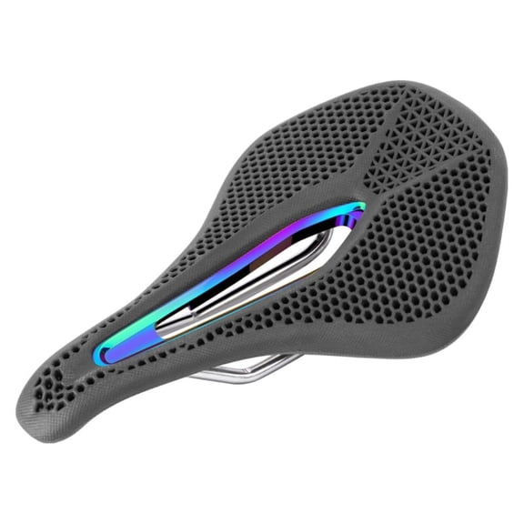 Comfortable Bike Seat Cushion Bicycles Seat 3D Printed Waterproof Bike Saddle