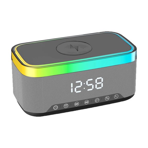 Comfortable Bluetooth Speaker | with USB Compatible LED Light ABS | featuring lampe sans | Suitable for Home and Travel B Durable Build Worth Having Must Have