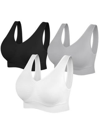 3 Pairs Womens Removable Sports Cups Bra ,Replacement Inserts