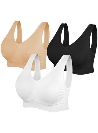 No Boundaries Junior's Smooth Bonded Scoop Wire-Free Bra with Removable Pads
