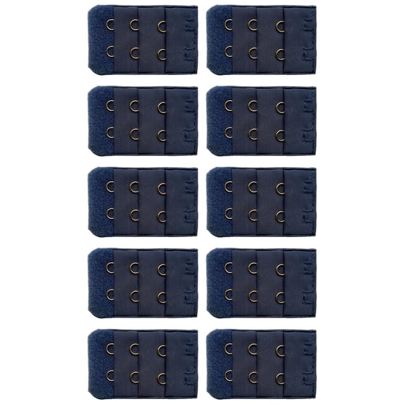 Comfortable Bra Strap Lengtheners Clip 10Pieces 3 Rows 2 Hooks Bra Extenders Straps Buckle for Various Body Shape