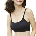 thumbnail image 1 of Comfortable Bras, Seamless Wire Free Everyday Bras for A to C Cups, V Neck Soft and Light Basic Bras for Women, 1 of 7
