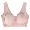 thumbnail image 1 of Womens Comfortable Bras Padded Bra Feature V-Neck Soft Bra 6XL Style W-834, 1 of 2